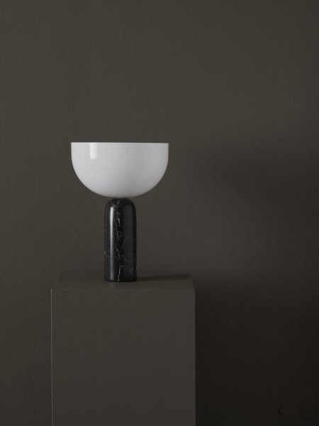 New WorksۡKizu table lamp, small, black marbleץơ֥ ֥åޡ֥(250H350mm)