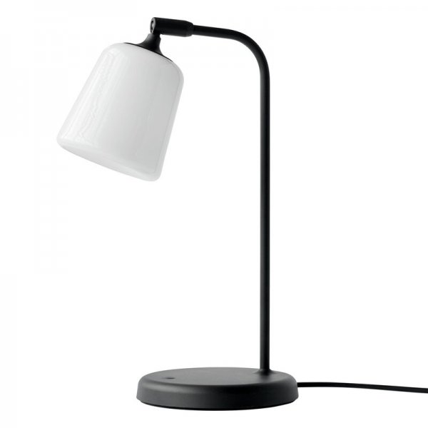 New WorksۡMaterial table lamp, opal glassץơ֥ ѡ륬饹(W190D250H450mm)