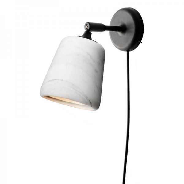 New WorksۡMaterial wall lamp, The Black Sheep Edition, white marbleץ饤 ۥ磻ȥޡ֥ʦ130H230mm