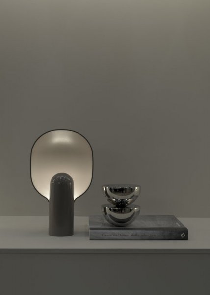 New WorksۡWare table lamp, greyץơ֥ 졼(W200D120H340mm)