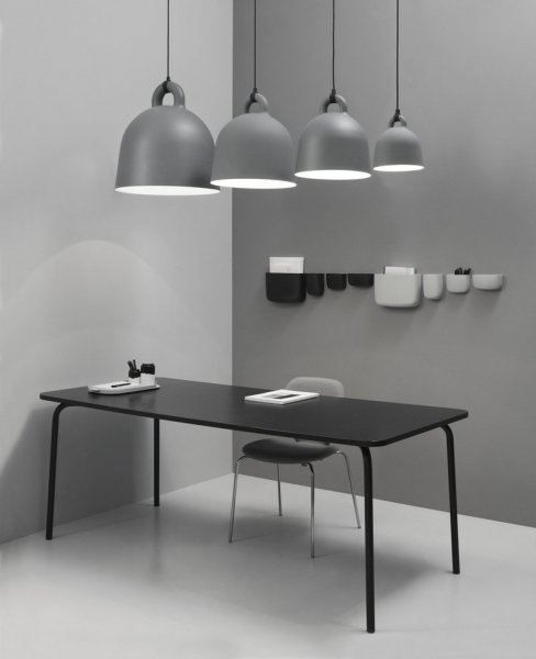 Normann CopenhagenۡBell pendant L, greyץڥȥ饤 졼ʦ550H570mm)