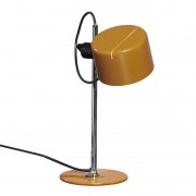 【Oluce】「Mini Coupé 2201 table lamp, mustard yellow」テーブルランプ マスタードイエロー(Φ150×H340mm)