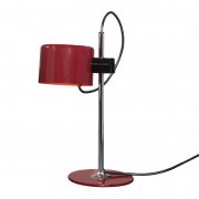 【Oluce】「Mini Coupé 2201 table lamp, red」テーブルランプ レッド(Φ150×H340mm)