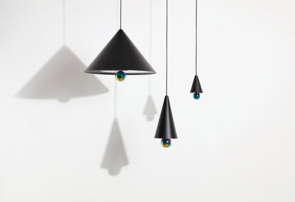 Petite FritureۡCherry LED pendant, large, blackץڥȥ饤 ֥åʦ500H375mm)