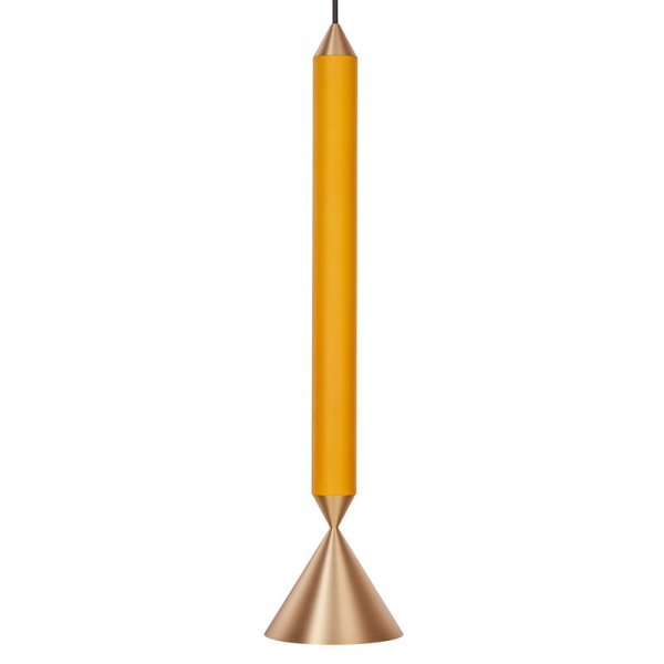 PholcۡApollo 39 pendant, honey gold - polished brassץڥȥ饤 ϥˡ-ݥå֥饹ʦ125H515mm)