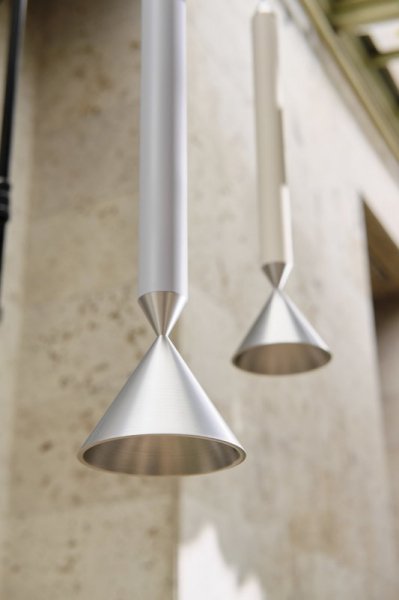 PholcۡApollo 59 pendant, light grey - aluminiumץڥȥ饤 饤ȥ졼-ߥ˥ʦ125H715mm)