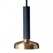 PholcۡBlend pendant LED, black-brassץڥȥ饤 ֥å-֥饹ʦ90H160mm)