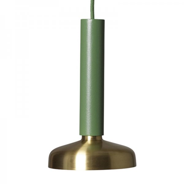 PholcۡBlend pendant LED, green-brassץڥȥ饤 ꡼-֥饹ʦ90H160mm)