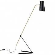 【Sammode】「G21 floor lamp, black」フロアランプ ブラック(W370×H1170-1630mm)