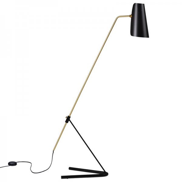 SammodeۡG21 floor lamp, perforated blackץե ѡե졼ƥåɥ֥å(W370H1170-1630mm)