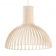 【Secto Design】フィンランド・北欧デザイン照明「Victo Small 4251 pendant」ペンダントライト  バーチ（Φ450×H390mm)