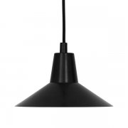 【Studio Joanna Laajisto】「Edit pendant lamp, black-black」ペンダントライト  ブラック-ブラック（Φ200×H110mm)