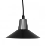 【Studio Joanna Laajisto】「Edit pendant lamp, black-steel」ペンダントライト  ブラック-スチール（Φ200×H110mm)