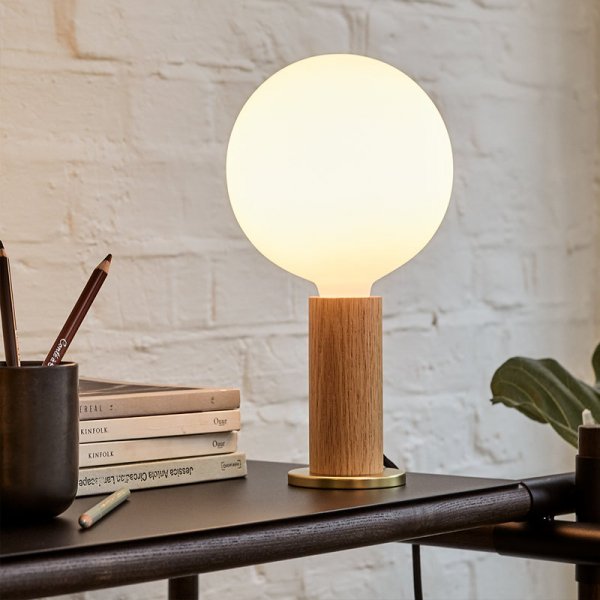 TalaۡKnuckle table lamp with Sphere IV bulb, oakץơ֥  (150H298mm)