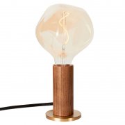 【Tala】「Knuckle table lamp with Voronoi I bulb, walnut」テーブルランプ  ウォールナット(Φ125×H298mm)