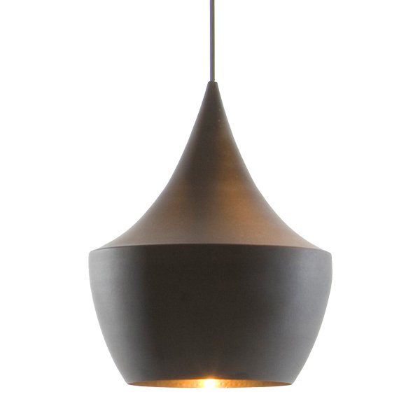 Tom DixonۡBeat Fat LED pendant, blackץڥȥ饤 ֥å ʦ240H300mm)