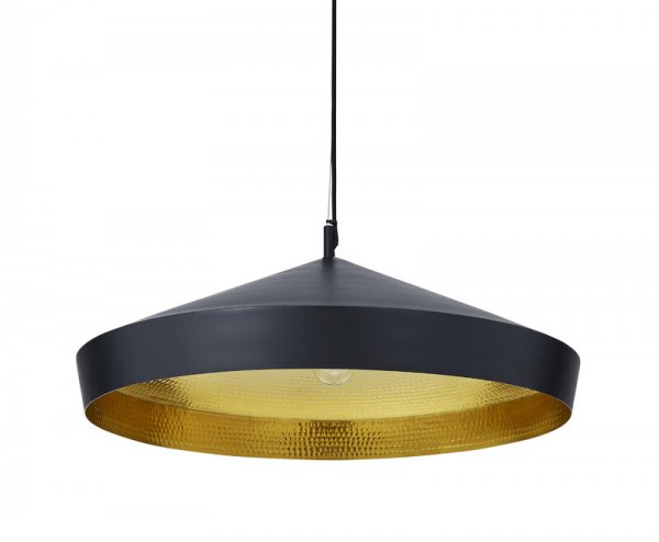 Tom DixonۡBeat Flat LED pendant, blackץڥȥ饤 ֥åʦ600H200mm)