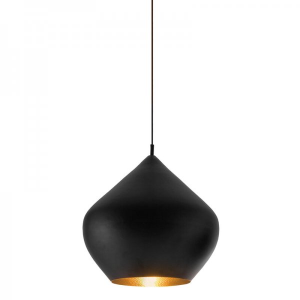 Tom DixonۡBeat Stout LED pendant, blackץڥȥ饤 LED ֥åʦ520H500mm)