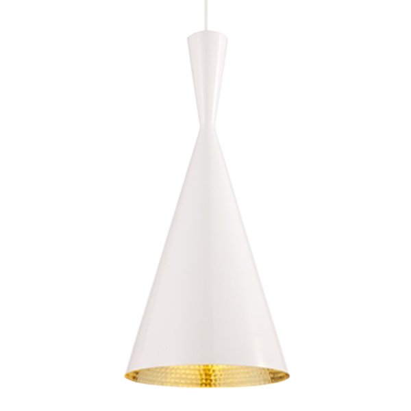 Tom DixonۡBeat Tall LED pendant, whiteץڥȥ饤 ۥ磻ȡʦ190H360mm)