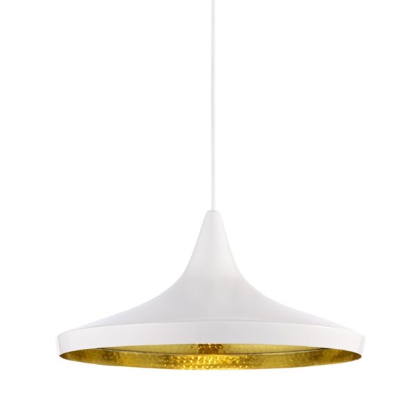 Tom DixonۡBeat Wide LED pendant, whiteץڥȥ饤 ۥ磻ȡʦ360H160mm)