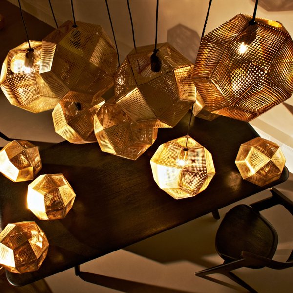 Tom DixonۡEtch pendant, brassץڥȥ饤 ֥饹ʦ320H275mm)