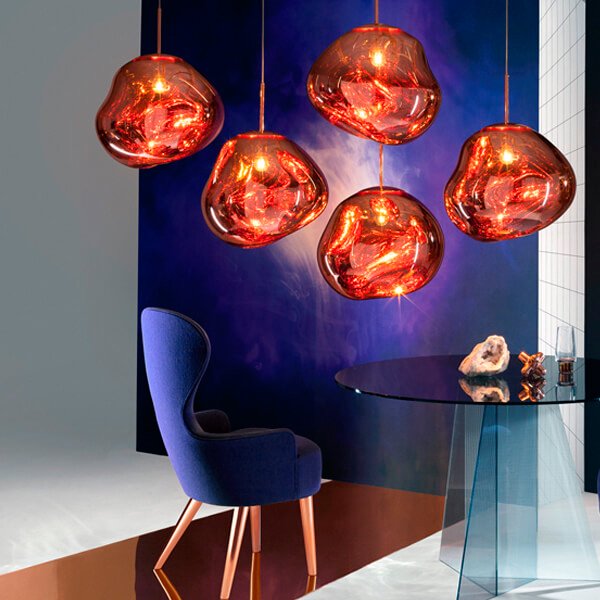 Tom DixonۡMelt Mini pendant, chromeץڥȥ饤 ʦ270H240mm)