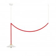 【Valerie Objects】「Ceiling Lamp n5, red」デザイン照明 レッド（Φ250×D1003×H560mm)
