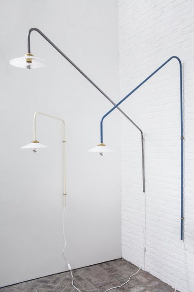 Valerie Objects Hanging Lamp n1, unlacquered steel 饤 ʦ250D1500H1400mm