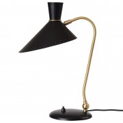 【Warm Nordic】「Bloom table lamp, black」テーブルランプ ブラック(W200×D290×H420mm)