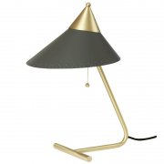 【Warm Nordic】「Brass Top table lamp, charcoal」テーブルランプ チャコール(W200×D310×H410mm)