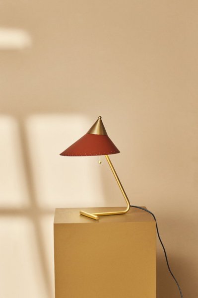 Warm NordicۡBrass Top table lamp, red grapeץơ֥ åɥ졼(W200D310H410mm)