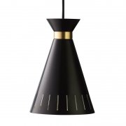 【Warm Nordic】「Cone pendant, black」ペンダントライト ブラック（Φ160×H230mm)