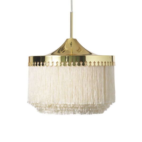 Warm NordicۡFringe pendant 30 cm, cream whiteץڥȥ饤 ꡼ۥ磻ȡʦ300H280mm)