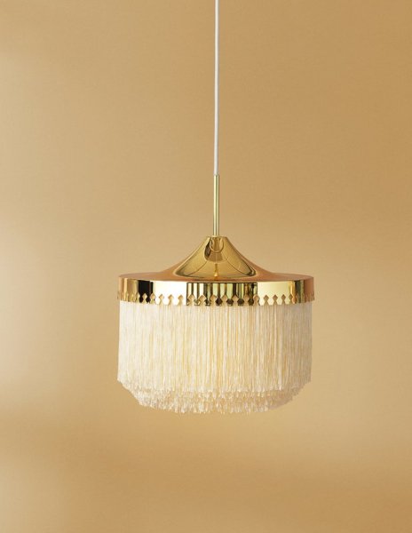 Warm NordicۡFringe pendant 30 cm, cream whiteץڥȥ饤 ꡼ۥ磻ȡʦ300H280mm)