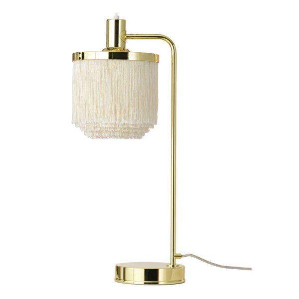 Warm NordicۡFringe table lamp, cream whiteץơ֥ ꡼ۥ磻(W200D260H610mm)