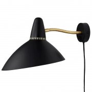 【Warm Nordic】 「Lightsome wall lamp, black」 ウォールライト ブラック（W250×D330×H220mm）