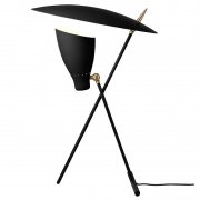 Warm NordicۡSilhouette table lamp, blackץơ֥ ֥å(W400D360H590mm)