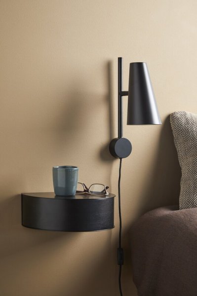 Woud Cono wall lamp, black ۥƥ饤ʥ饤 ֥åʦ110D170H333mm