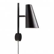 【Woud】 「Cono wall lamp, black」 ウォールライト ブラック（Φ110×D170×H333mm）