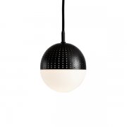 【Woud】「Dot pendant, S, black」ペンダントライト ブラック（Φ120×H130mm)