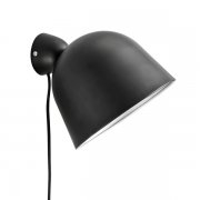 【Woud】 「Kuppi wall lamp, black」 ウォールライト ブラック（Φ220×H165mm）