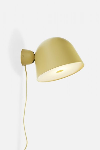 Woud Kuppi wall lamp, mustard yellow 饤 ޥɥʦ240H165mm
