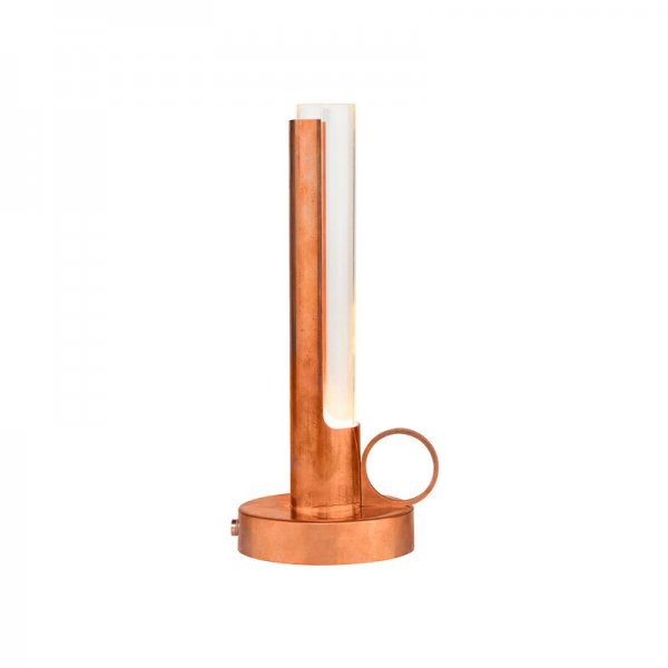 OrsjoۡVisir portable table lamp, copperץɥ쥹ơ֥ Ƽ(W104D104H264mm)