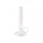 【Örsjö】「Visir portable table lamp, white」コードレステーブルランプ ホワイト(W104×D104×H264mm)