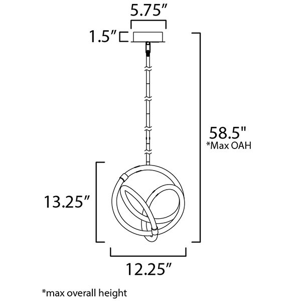 ET2ۥꥫLED롼ץڥȥ󥰥饤ȡMOBIUS1W270L310H370mm