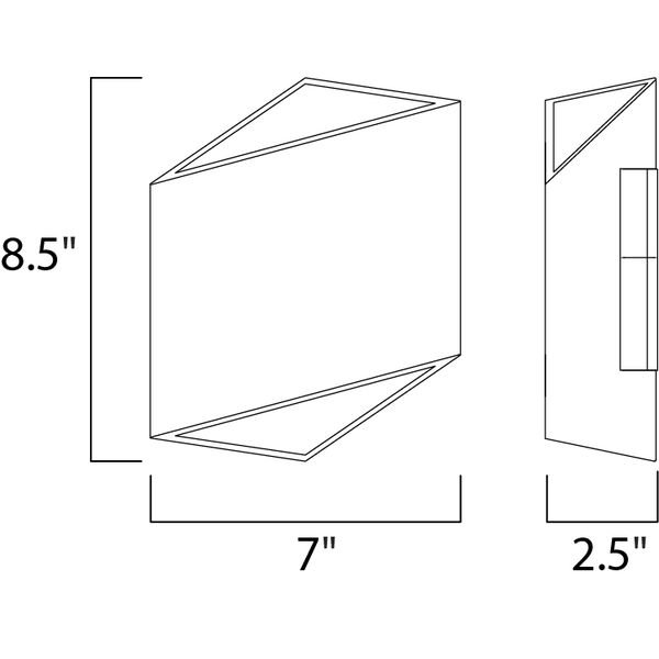 ET2ۥꥫȥɥ饤ȡALUMILUX FACET2W180D60H220mm