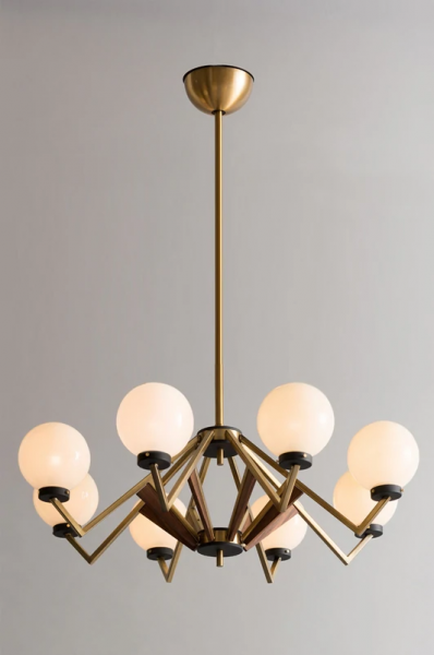 milk glass globe chandelier