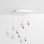 【PetiteFriture】フランス・デザイン照明「Cherry LED chandelier 」5灯 White (W650mm)<img class='new_mark_img2' src='https://img.shop-pro.jp/img/new/icons1.gif' style='border:none;display:inline;margin:0px;padding:0px;width:auto;' />