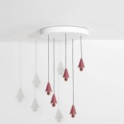 【PetiteFriture】フランス・デザイン照明「Cherry LED chandelier 」5灯Brown red (W650mm)<img class='new_mark_img2' src='https://img.shop-pro.jp/img/new/icons1.gif' style='border:none;display:inline;margin:0px;padding:0px;width:auto;' />