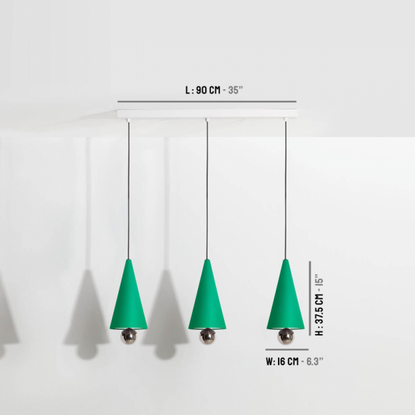 PetiteFritureۥե󥹡ǥCherry Pendant system 3 Mint green (W900mm)